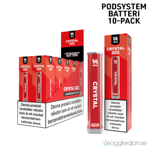 N One Crystal PRO BATTERY | Red | 10pack