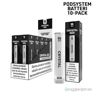 N One Crystal PRO BATTERY | White | 10pack