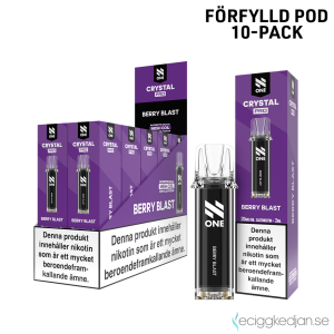 N One Crystal PRO Pod | Berry Blast | Förfylld Pod | 10pack