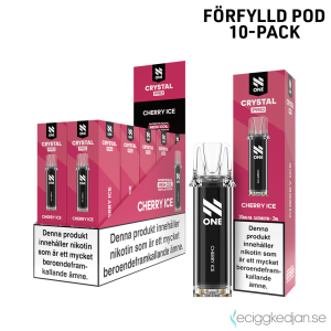 N One Crystal PRO Pod | Cherry Ice | Förfylld Pod | 10pack
