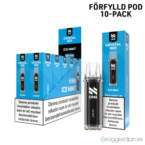 N One Crystal PRO Pod | Ice Mint | Förfylld Pod | 10pack