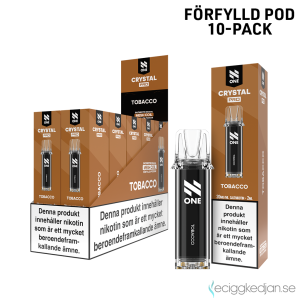 N One Crystal PRO Pod | Tobacco | Förfylld Pod | 10pack
