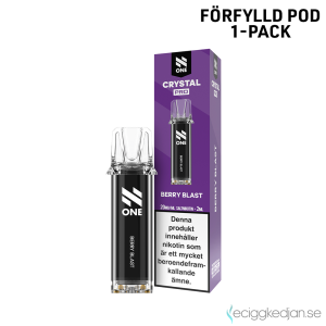N One Crystal PRO Pod | Berry Blast | Förfylld Pod