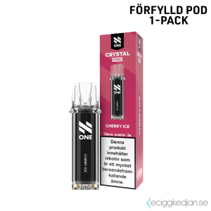 N One Crystal PRO Pod | Cherry Ice | Förfylld Pod