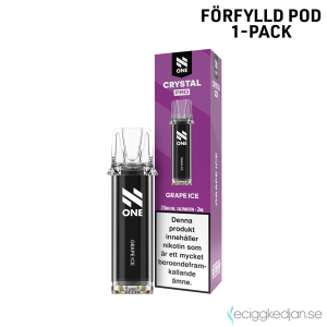 N One Crystal PRO Pod | Grape Ice | Förfylld Pod