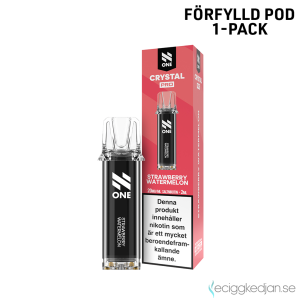 N One Crystal PRO Pod | Strawberry Watermelon | Förfylld Pod
