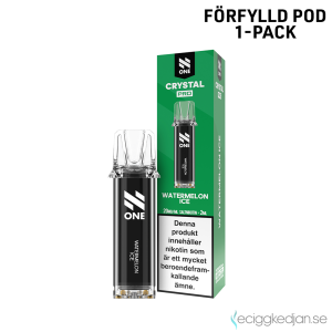 N One Crystal PRO Pod | Watermelon Ice | Förfylld Pod