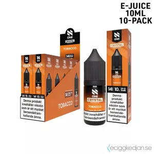 N One | Tobacco | 10ml E-Juice | 14mg Saltnikotin | 10pack