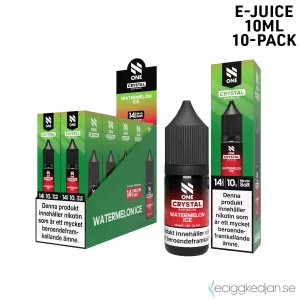 N One | Watermelon Ice | 10ml E-Juice | 14mg Saltnikotin | 10pack