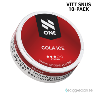 N One Slim | Cola Ice | All White | 10pack