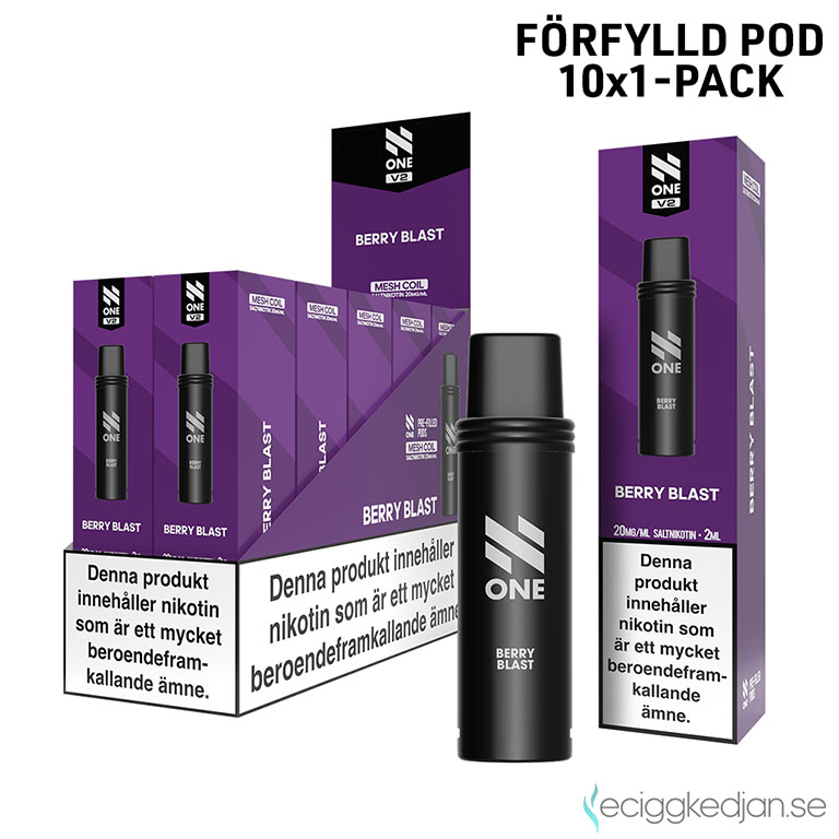 N One Mesh Pod V2 | Berry Blast | Förfylld Pod | 10pack