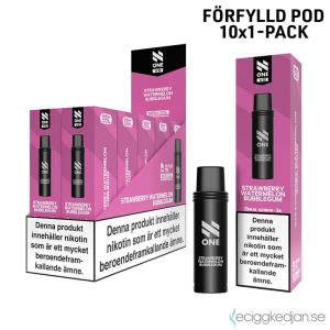 N One Mesh Pod V2 | Strawberry Watermelon Bubblegum | Förfylld Pod | 10pack