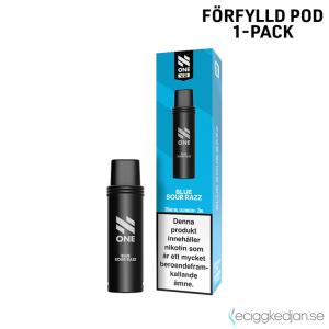 N One Mesh Pod V2 | Blue Sour Razz | Förfylld Pod