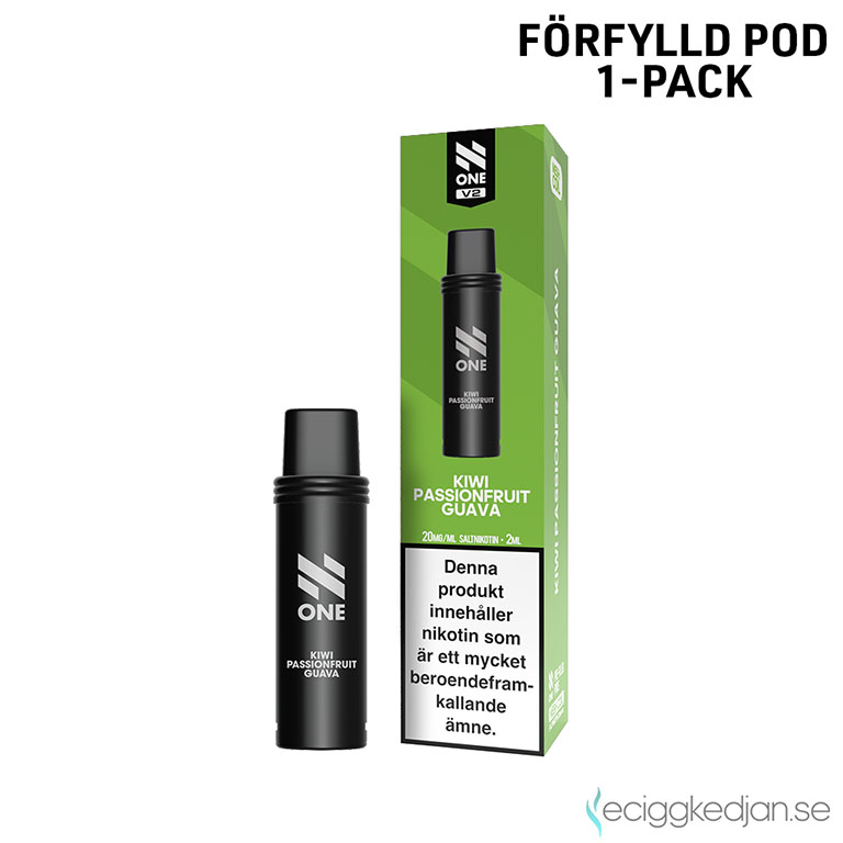 N One Mesh Pod V2 | Kiwi Passionfruit Guava | Förfylld Pod