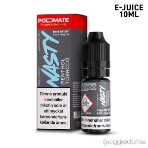 Nasty Podmate Salts | Menthol Tobacco | 10ml E-Juice | 14mg Saltnikotin