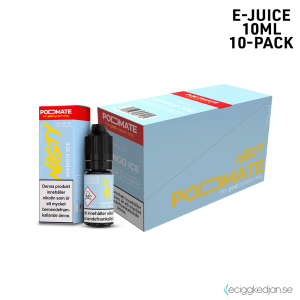 Nasty Podmate Salts | Mango Ice | 10ml E-Juice | 14mg Saltnikotin | 10pack