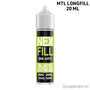 NEX FILL | Black Citrus | MTL | 20ml Longfill