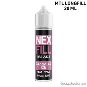 NEX FILL | RazzPear Ice | MTL | 20ml Longfill