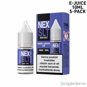 NEX SLT ICE | Berry Lemon Ice | 10ml E-Juice | 14mg Saltnikotin | 5pack