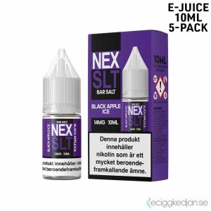 NEX SLT ICE | Black Apple Ice | 10ml E-Juice | 14mg Saltnikotin | 5pack