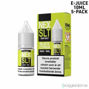 NEX SLT Fruits | Black Citrus | 10ml E-Juice | 14mg Saltnikotin | 5pack