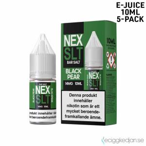 NEX SLT Fruits | Black Pear | 10ml E-Juice | 14mg Saltnikotin | 5pack