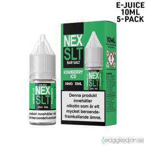 NEX SLT ICE | Kiwiberry Ice | 10ml E-Juice | 14mg Saltnikotin | 5pack