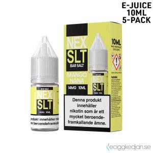 NEX SLT Fruits | Mango Nana | 10ml E-Juice | 14mg Saltnikotin | 5pack