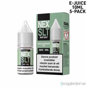 NEX SLT ICE | Peach Passion Ice | 10ml E-Juice | 14mg Saltnikotin | 5pack