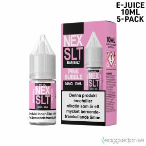 NEX SLT Sweets | Pink Bubble | 10ml E-Juice | 14mg Saltnikotin | 5pack
