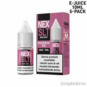 NEX SLT ICE | Razzpear Ice | 10ml E-Juice | 14mg Saltnikotin | 5pack