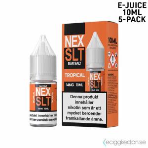 NEX SLT Fruits | Tropical | 10ml E-Juice | 14mg Saltnikotin | 5pack