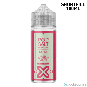 Pod Salt Nexus | Fresh Raspberry Mojito | 100ml Shortfill