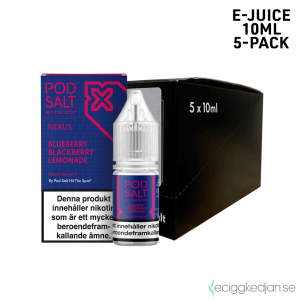 Nexus | Blueberry Blackberry Lemonade | 10ml E-Juice | 14mg Saltnikotin | 5pack