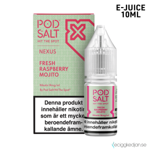 Nexus | Fresh Raspberry Mojito | 10ml E-Juice | 14mg Saltnikotin