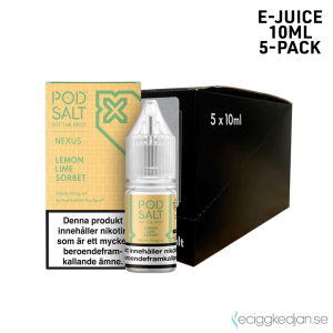 Nexus | Lemon Lime Sorbet | 10ml E-Juice | 14mg Saltnikotin | 5pack
