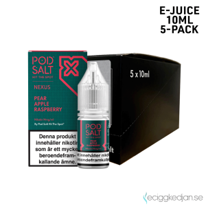 Nexus | Pear Apple Raspberry | 10ml E-Juice | 14mg Saltnikotin | 5pack