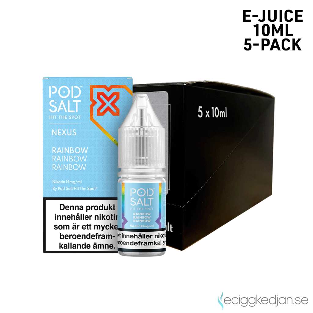 Nexus | Rainbow | 10ml E-Juice | 14mg Saltnikotin | 5pack