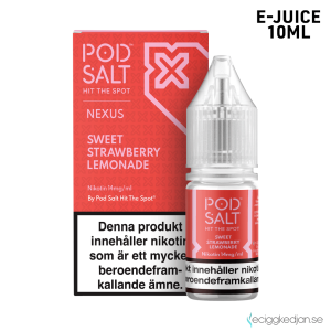 Nexus | Sweet Strawberry Lemonade | 10ml E-Juice | 14mg Saltnikotin