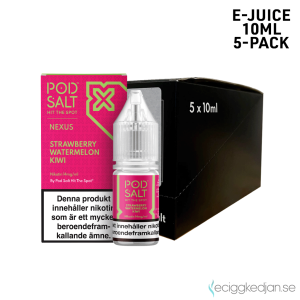 Nexus | Strawberry Watermelon Kiwi | 10ml E-Juice | 14mg Saltnikotin | 5pack