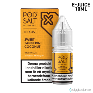 Nexus | Sweet Tangerine Coconut | 10ml E-Juice | 14mg Saltnikotin