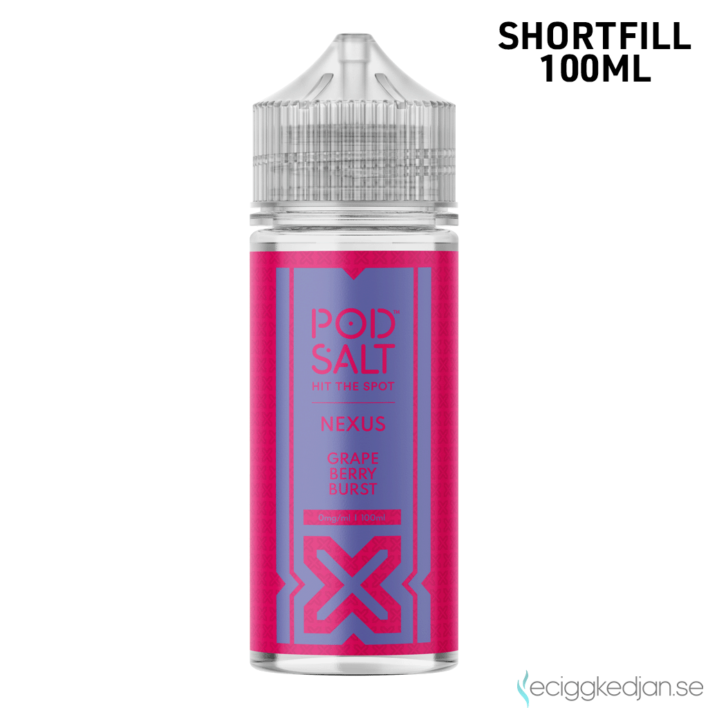 Pod Salt Nexus | Grape Berry Burst | 100ml Shortfill