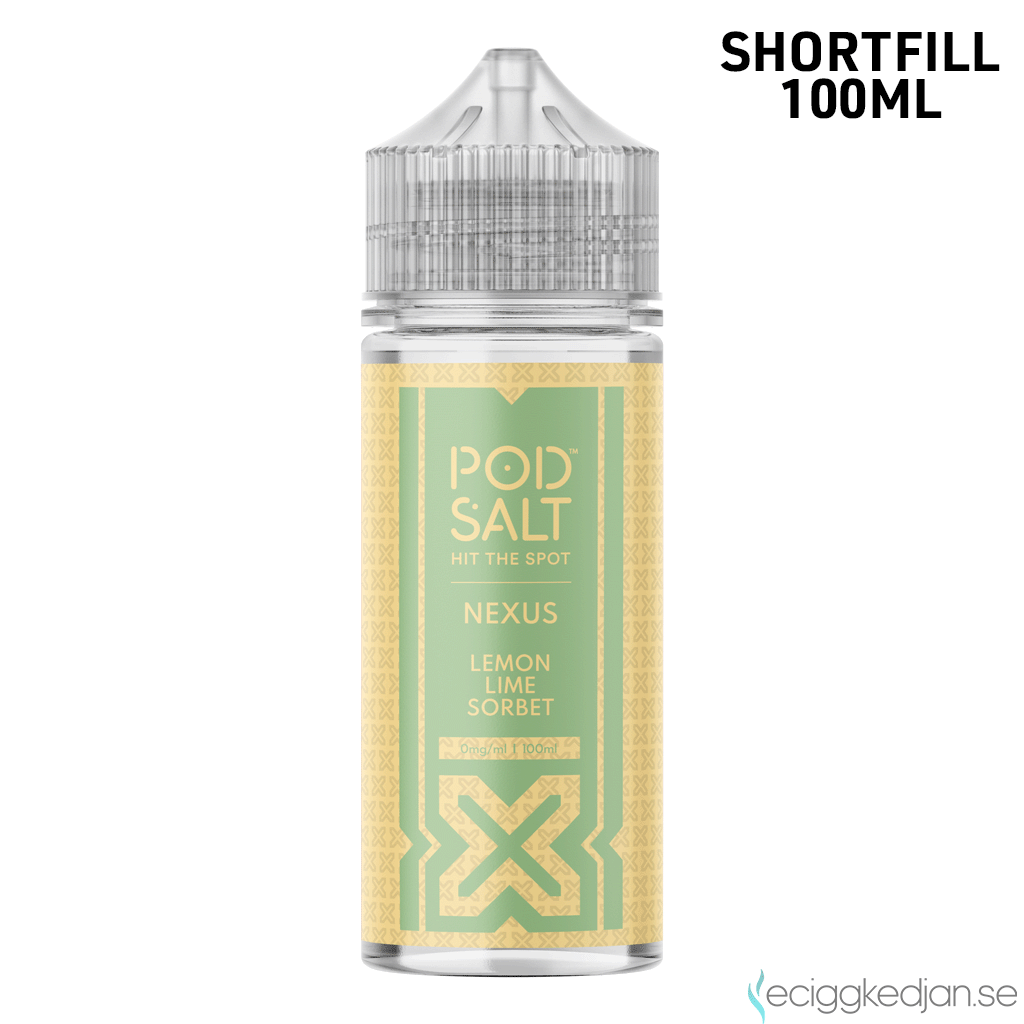 Pod Salt Nexus | Lemon Lime Sorbet | 100ml Shortfill