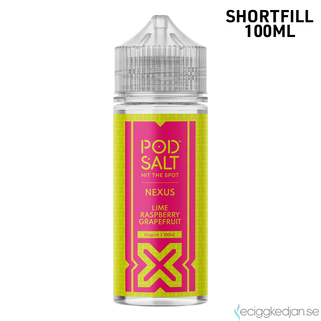 Pod Salt Nexus | Lime Raspberry Grapefruit | 100ml Shortfill