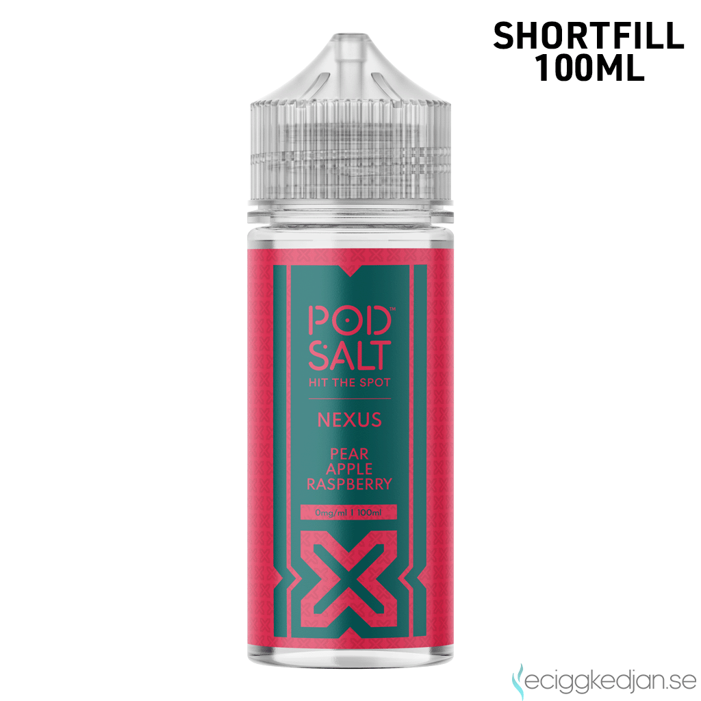 Pod Salt Nexus | Pear Apple Raspberry | 100ml Shortfill