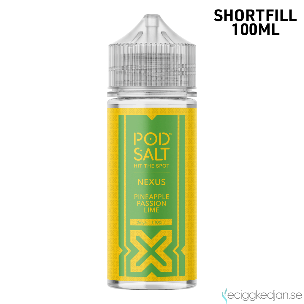 Pod Salt Nexus | Pineapple Passion Lime | 100ml Shortfill