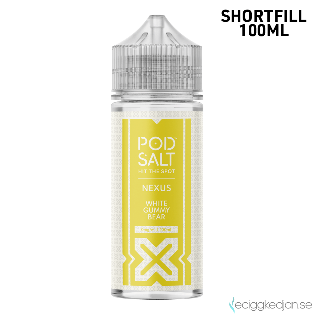 Pod Salt Nexus | White Gummy Bear | 100ml Shortfill