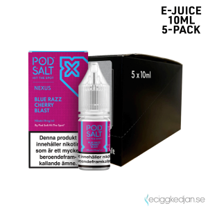 Nexus | Blue Razz Cherry Blast | 10ml E-Juice | 14mg Saltnikotin | 5pack