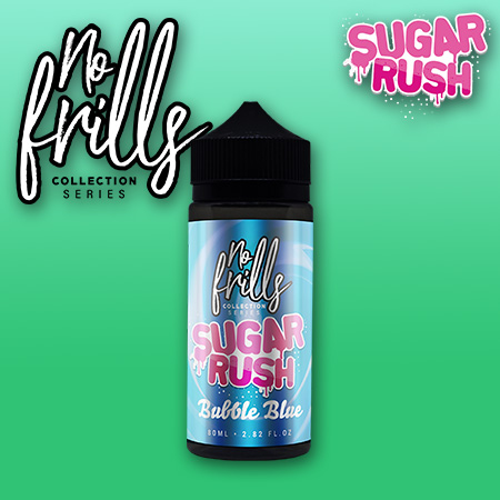 No Frills | Sugar Rush Bubble Blue | 100ml Shortfill