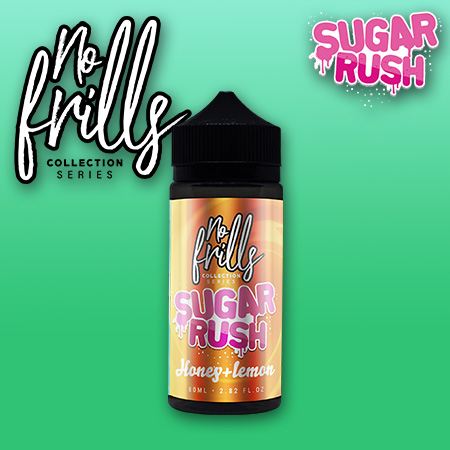 No Frills | Sugar Rush Honey & Lemon | 100ml Shortfill